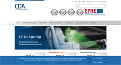 Desktop Screenshot of cda.de