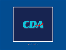 Tablet Screenshot of cda.com.tr