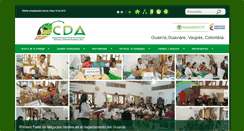 Desktop Screenshot of cda.gov.co