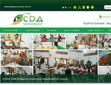 Tablet Screenshot of cda.gov.co