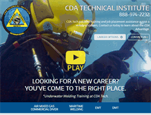 Tablet Screenshot of cda.edu