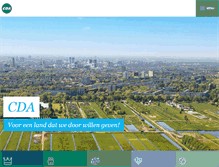 Tablet Screenshot of cda.nl